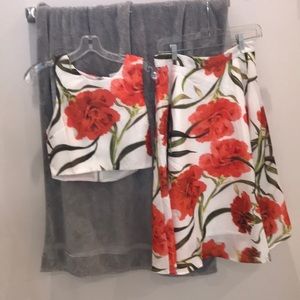 Ark & Co. Skirt and crop top